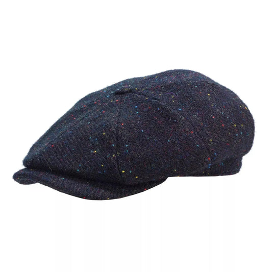 Speckled Harris Tweed 'Brooklyn' Newsboy Cap